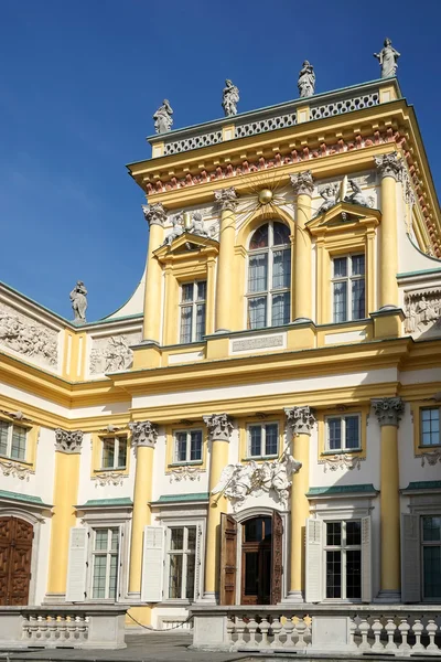 Palacio de Wilanow en Varsovia Polonia — Foto de Stock