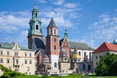Krakow Polonya 'daki Wawel Katedrali
