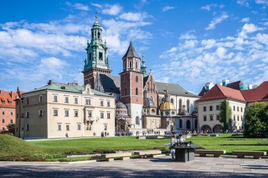Krakow Polonya 'daki Wawel Katedrali