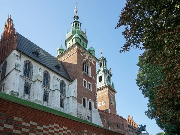 Wawel Cathedral i Krakow Polen — Stockfoto