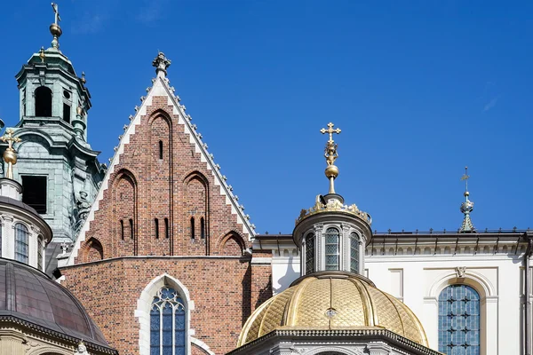 Katedra na Wawelu w Krakowie Polska — Zdjęcie stockowe