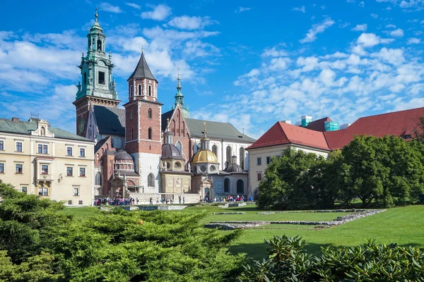 Katedra na Wawelu w Krakowie Polska — Zdjęcie stockowe
