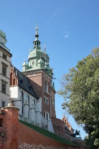 Wawel Cathedral i Krakow Polen — Stockfoto