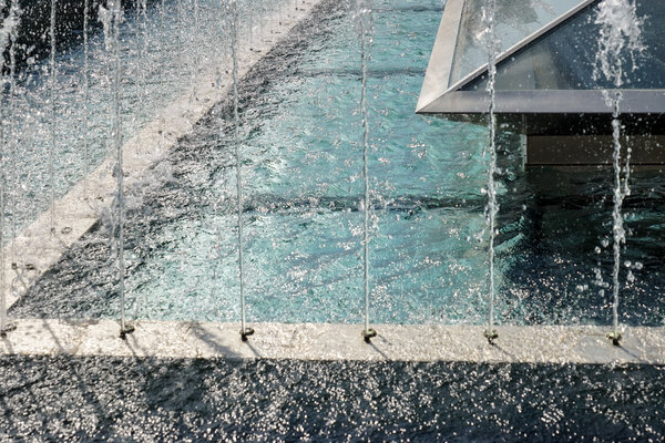 Fountain in Market Square Krakow