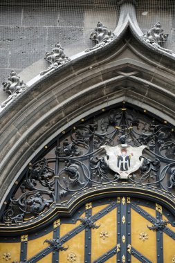 Münih'te süslü kapı