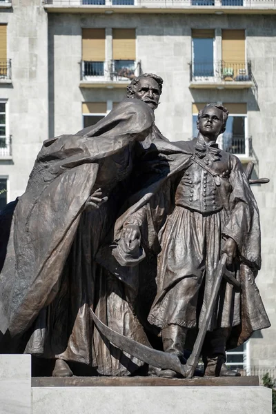 A estátua de Tisza em Budapeste — Fotografia de Stock