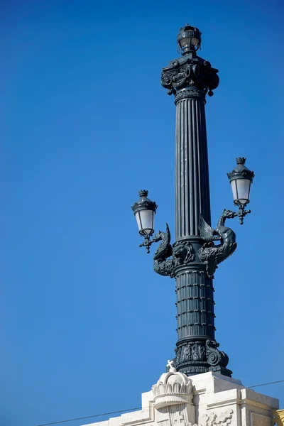 Gamla gatan ljus i Budapest — Stockfoto