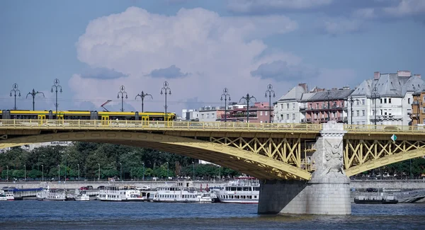 Margaret Bridge v Budapešti — Stock fotografie