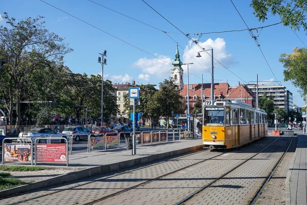 Tram in Budapest — Stock Photo, Image