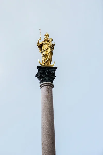St Marys kolumna w Munich — Zdjęcie stockowe