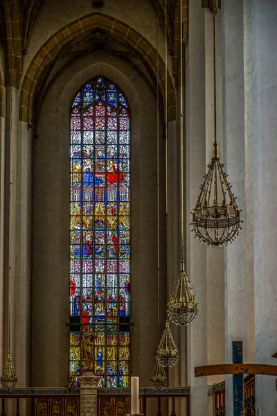 Münih'te Frauenkirche iç — Stok fotoğraf