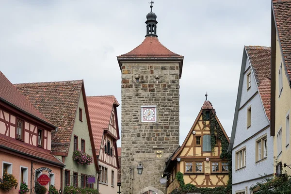 Rothenburg eski binalar — Stok fotoğraf