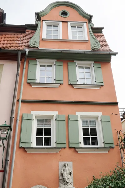 Gamla hus i Rothenburg — Stockfoto