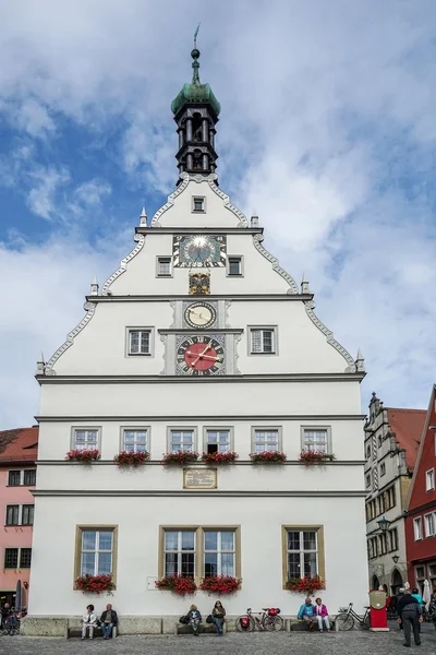 Market Place torget i Rothenburg — Stockfoto