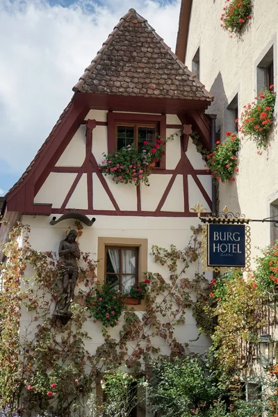 Burghotel in Rothenburg — Stockfoto