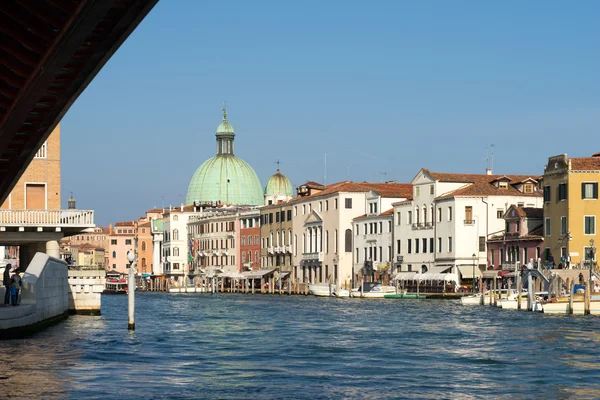 O Grande Canal Veneza — Fotografia de Stock