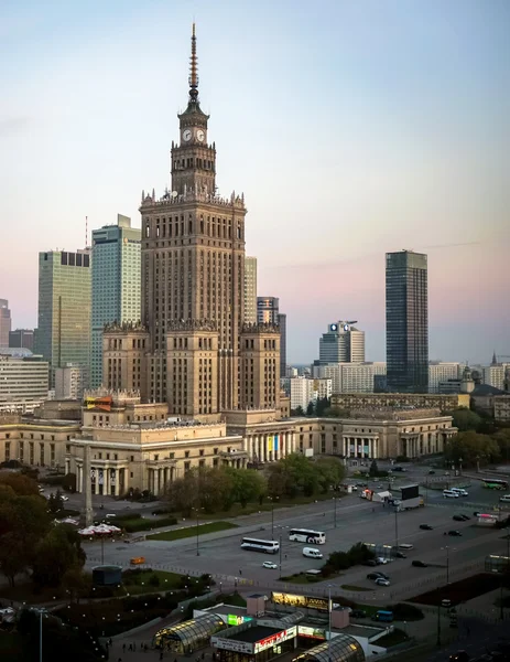 Palace of Culture and Science in Warsaw Poland — Stock Photo, Image