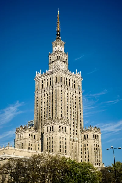 Palace of Culture and Science in Warsaw Poland — Stock Photo, Image