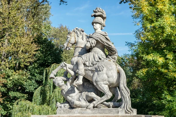 Sobieski Monumento por Franciszek Pinck em Varsóvia — Fotografia de Stock