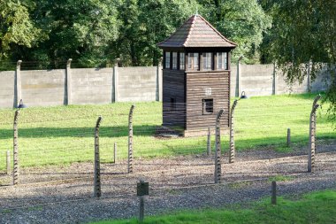 Oswiecim Polonya'daki Auschwitz toplama kampı