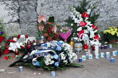 Oswiecim Polonya'daki Auschwitz toplama kampı