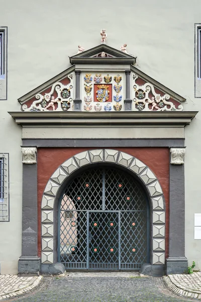 Ornate portão e arco em Weimar — Fotografia de Stock