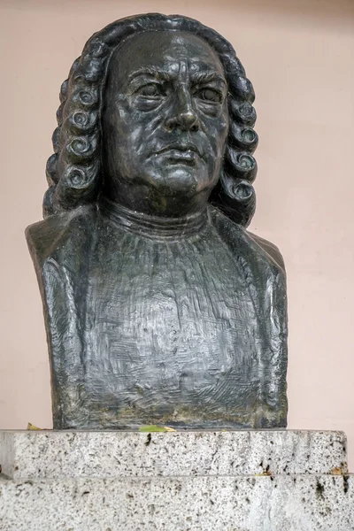 Bust of Johann Sebastian Bach in Weimar — Stock Photo, Image