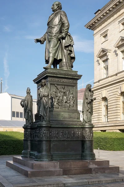 Monumentul baronului Freiherr von Stein în fața Abgeordnete — Fotografie, imagine de stoc