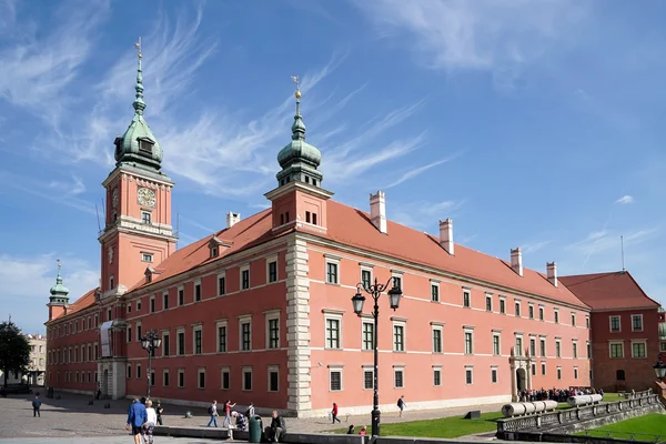 Zamek Królewski w rynku starego miasta w Warszawie — Zdjęcie stockowe