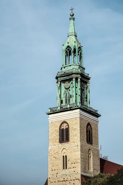 Церковь Святой Марии Мариенкирхе в Берлине — стоковое фото