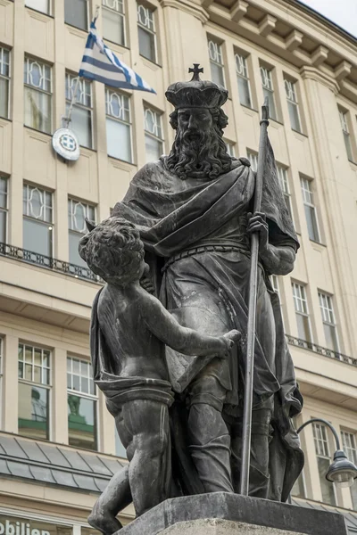 Fântâna Leopolds de pe strada Graben din Viena — Fotografie, imagine de stoc