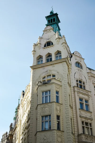 Wohnblock im jüdischen Viertel von Prag — Stockfoto