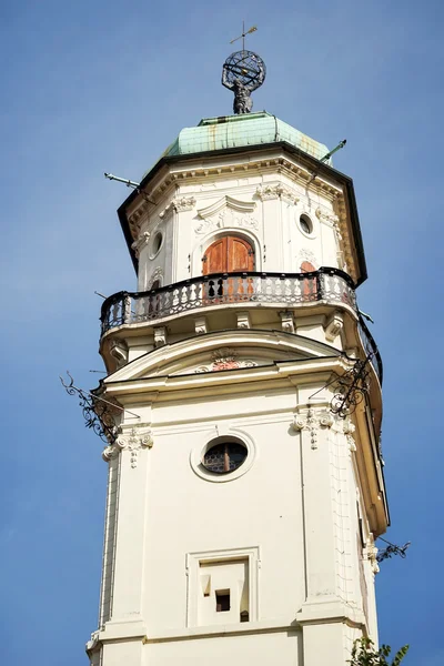 Vista de la Torre Astronómica en el Klemintum en Praga —  Fotos de Stock