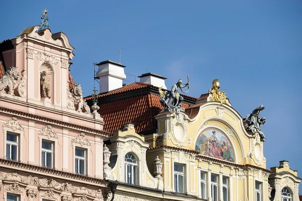 Ministerstvo místního rozvoje Art Nouveau budova v Praze — Stock fotografie