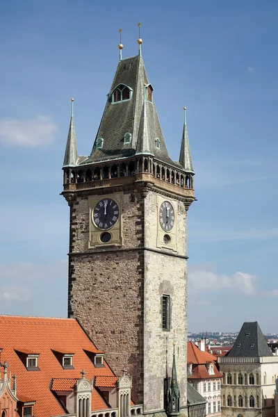 Old City Hall Tower in Prague — Stock Photo, Image