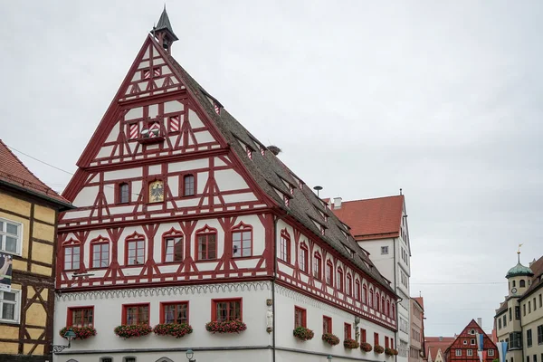 Gamla timrade huset i Nordlingen — Stockfoto