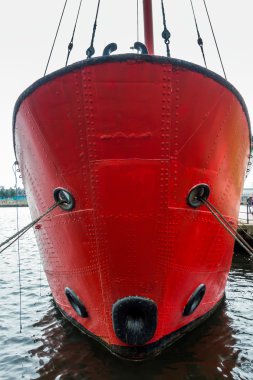 Cardiff Bay Lightship 2000'in kısmi görünümü