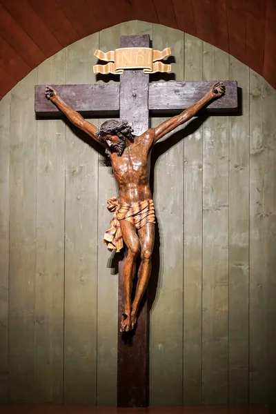 Wieliczka tuz madeni, çarmıha gerilmiş İsa heykeli