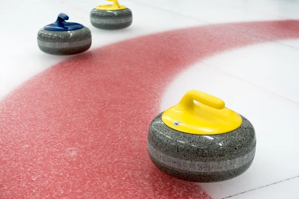 Curling-Steine — Stockfoto