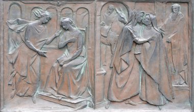 Kapı detay Sienna Katedrali