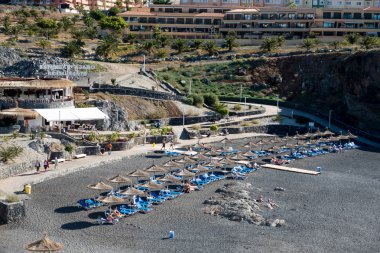 Callao Salveje Tenerife plajda görünümünü