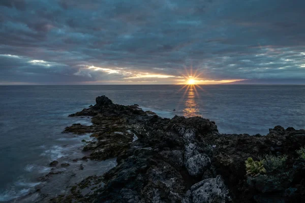 Sonnenuntergang von callao salvaj aus gesehen — Stockfoto