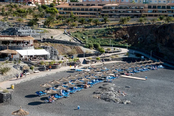 Pohled na pláž Callao Salveje Tenerife — Stock fotografie
