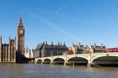 big ben ile Westminster Köprüsü