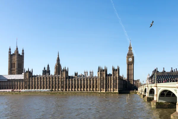 Big Ben e le Camere del Parlamento a Londra — Foto Stock