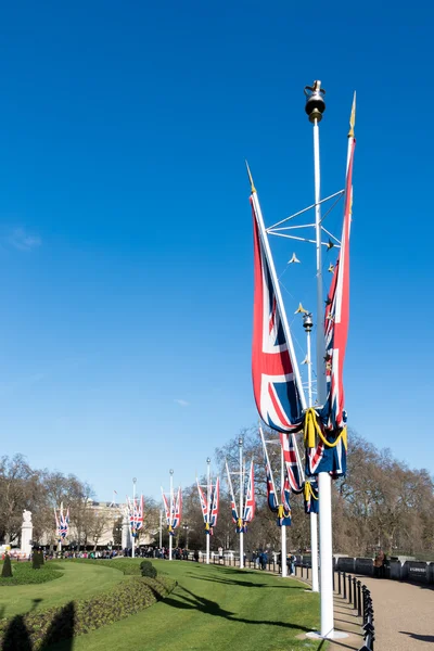 Kijk naar Pall Mall in Londen — Stockfoto