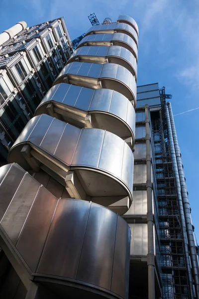 Pohled na Lloyds Londýn budovy — Stock fotografie