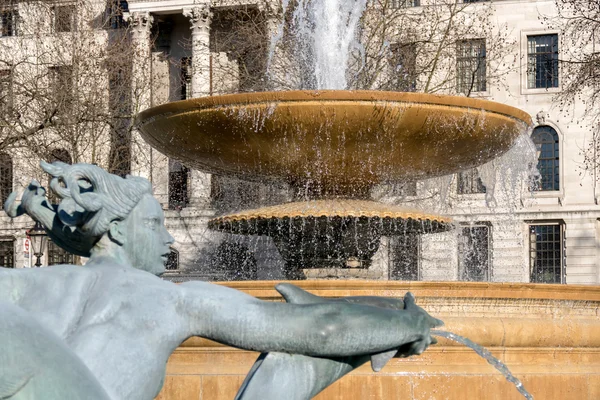 View of Trafalgar Square in London — Stock Photo, Image