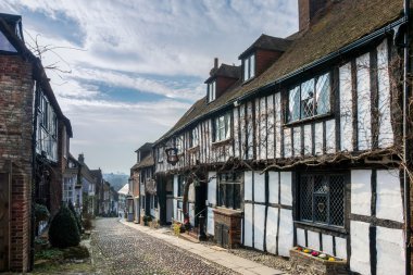 Deniz kızı Hill çavdar East Sussex'deki / daki görünümünü