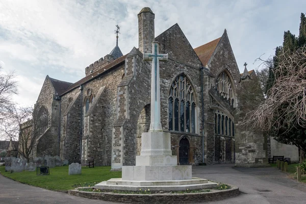 A Igreja Paroquial de Santa Maria Virgem em Rye East Sussex — Fotografia de Stock
